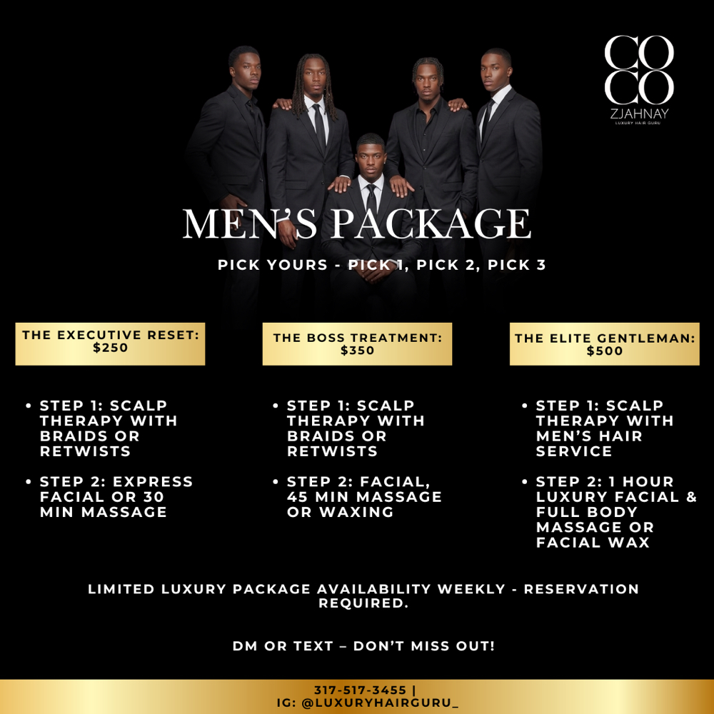Men’s Executive Choice at Luxury Hair Guru in Indianapolis, IN