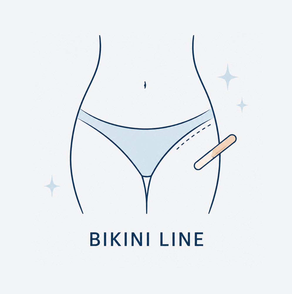 Bikini Line at Good Face Studio in San Ramon, CA