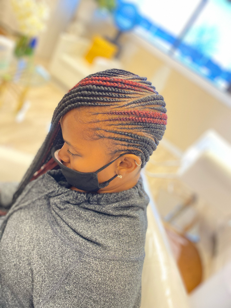 Small Feed Ins ( Lemonade Braids )