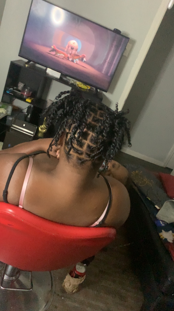 2 Strands On Natural Hair