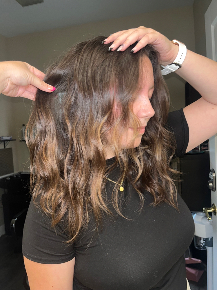 Glaze refresh w/ haircut and style