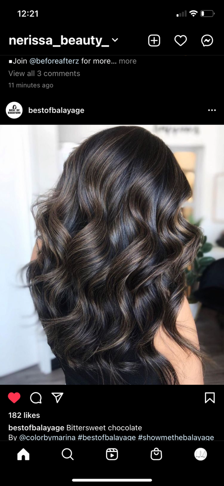Root Color And Wash,cut, Blowdry
