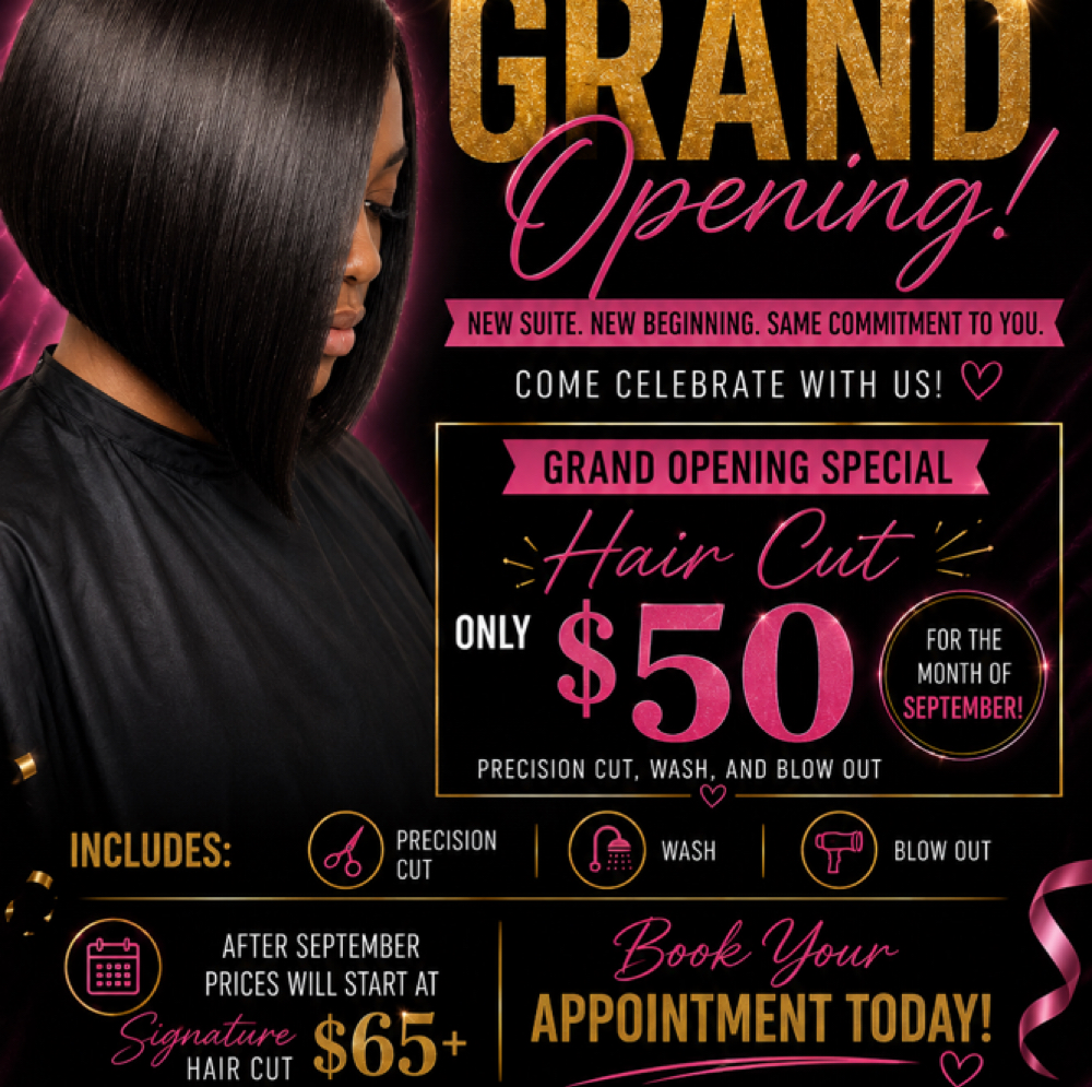 Grand Opening Hair Cut at Keylo’s Creations in Frisco, TX