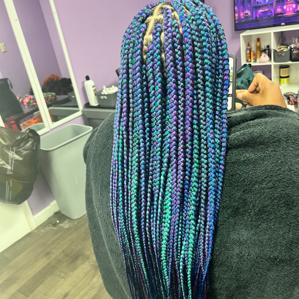 Smedium Box Braids at Majia Fernandes in Columbus, GA