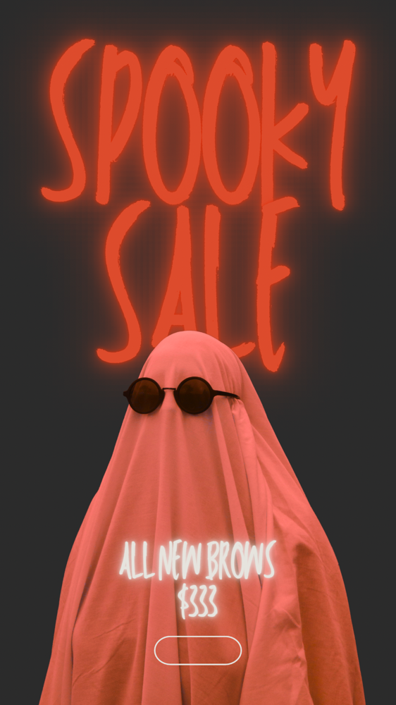Spooky Brow Sale