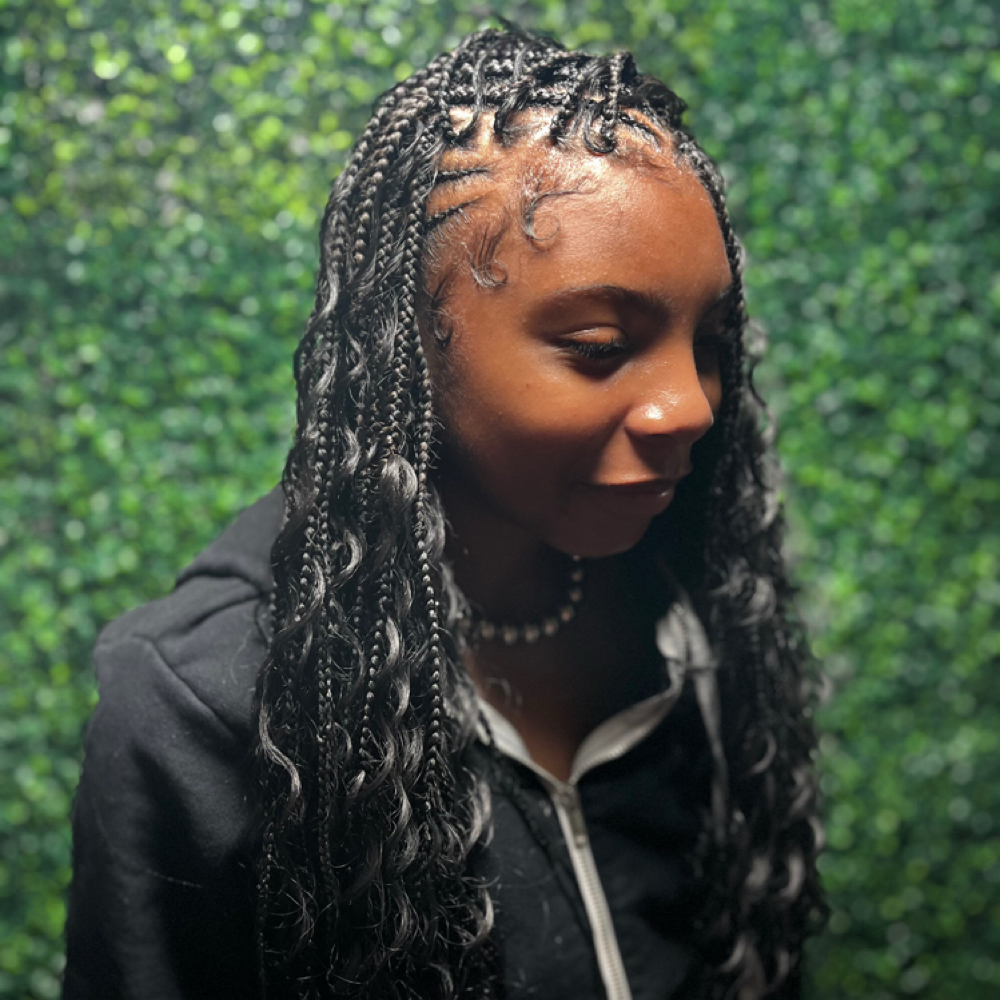 Fulani Braids/ Flip Over at Braids Beauty and Beyond in Timonium, MD
