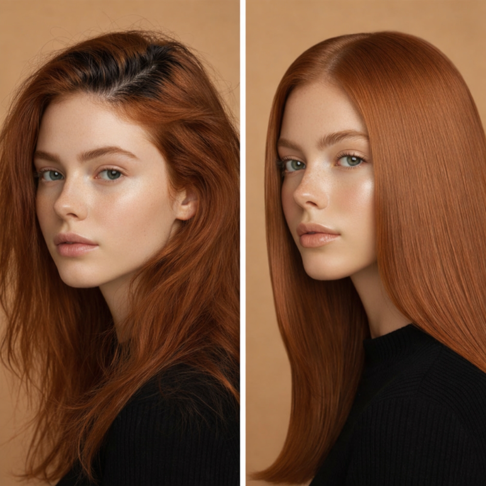 Single Process Color (Root Touch-up at Rachael Pauline Hair Design Studio in Boynton Beach, FL