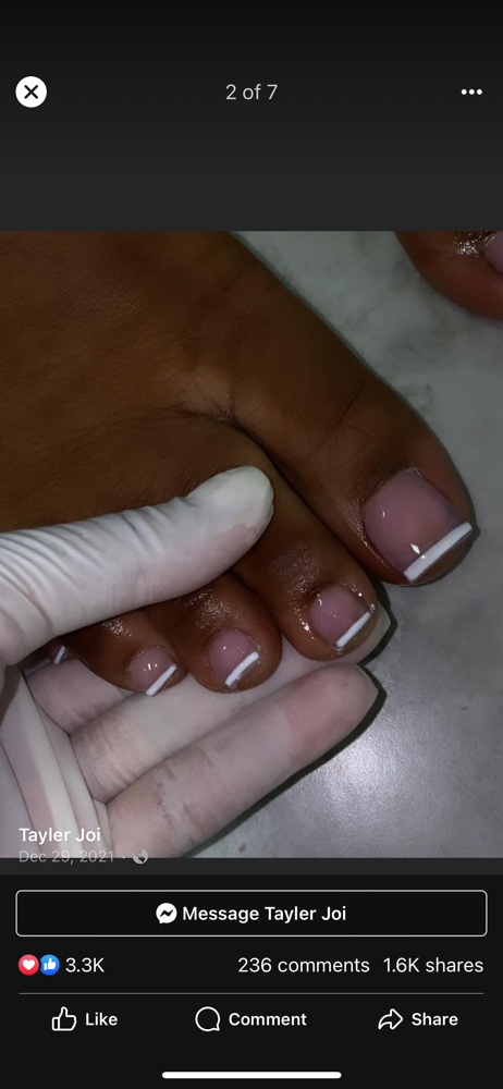 Acrylic Toes