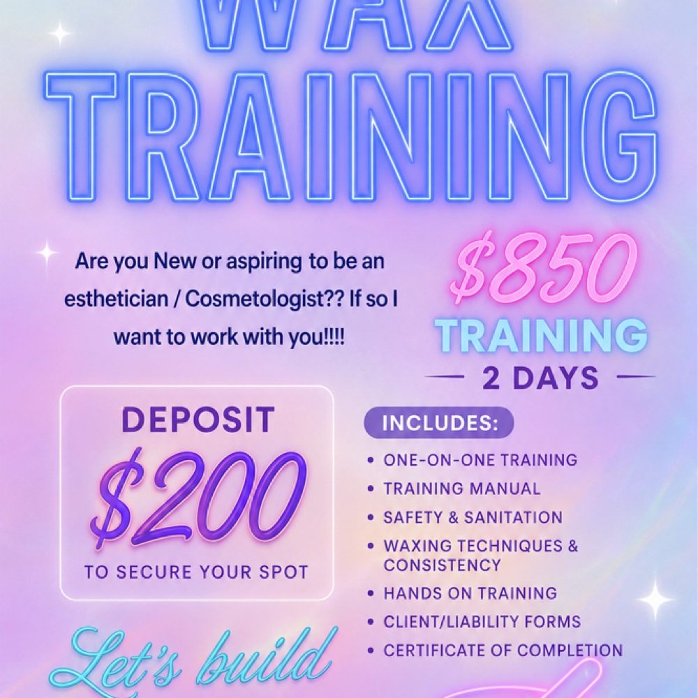 Wax Training One On One (large Kit) at Forget-Me-Not Aesthetics in Garland, TX