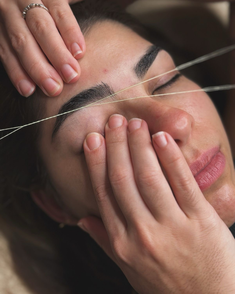 Threading at LuNel Skyn in Lawrence, MA