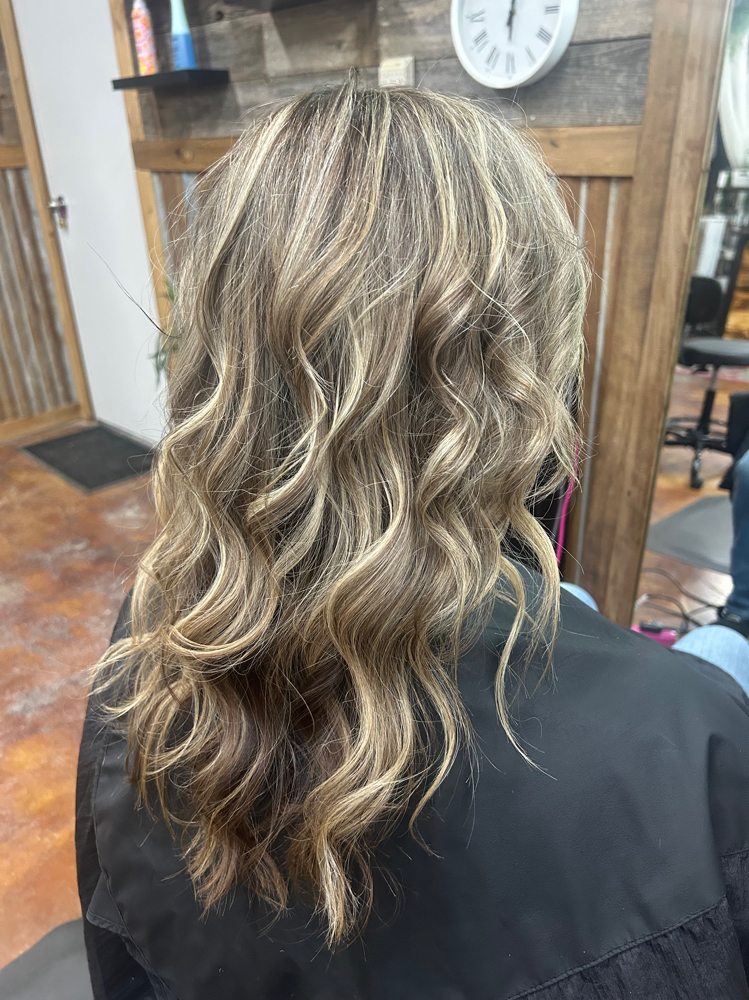 Highlights (partial) w/root Color at Hair by Dana Taylor (Pembrook & Golden Co. Salons) in Fairview, OK