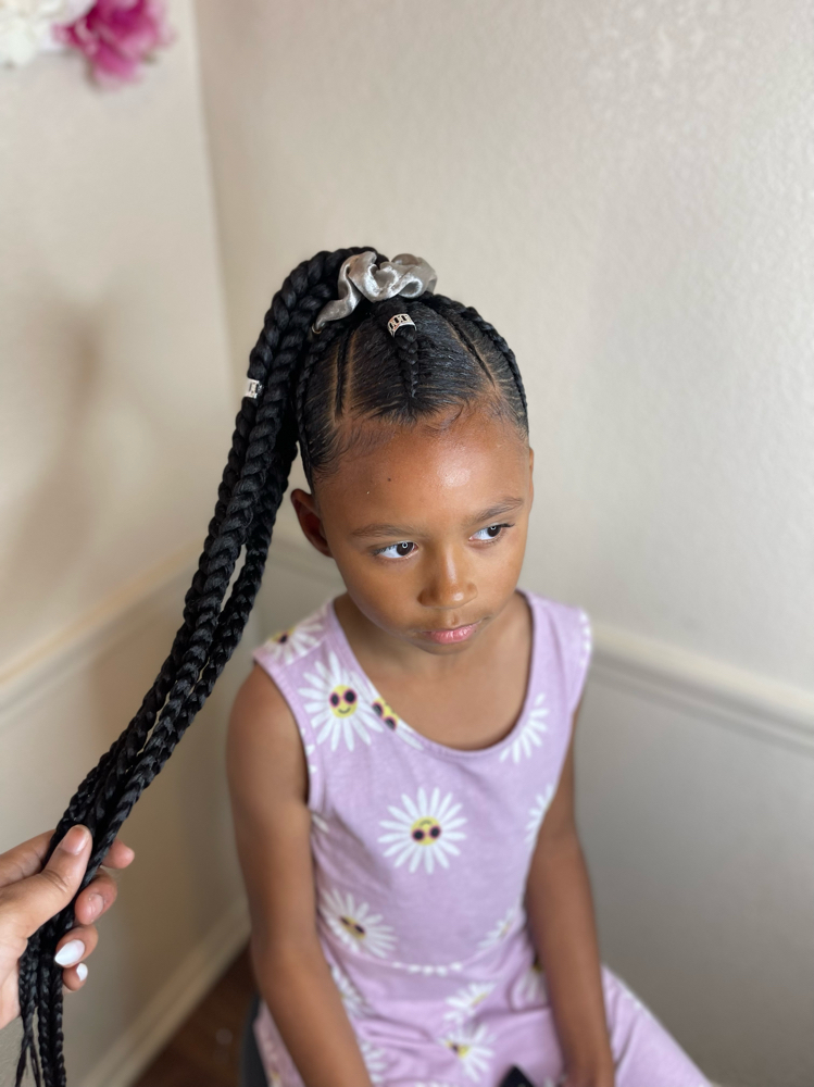 Kid Feed In Ponytail
