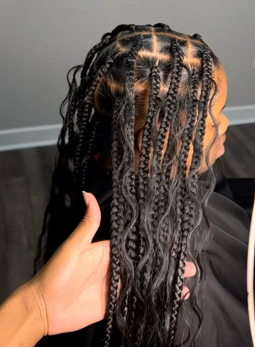 Large Boho Braids at Braid'd by Jenn in Durham, NC