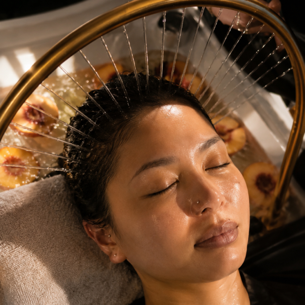The Sunset Ritual 🍑🍐 at Altered Aura Head Spa in Phoenix, AZ