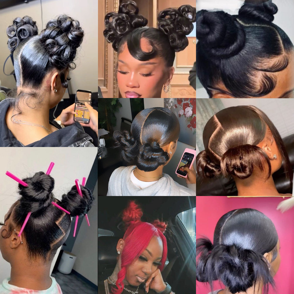 Sleek Space Buns ( High Or Low ) at Impeccable Beauty in Clarksville, TN