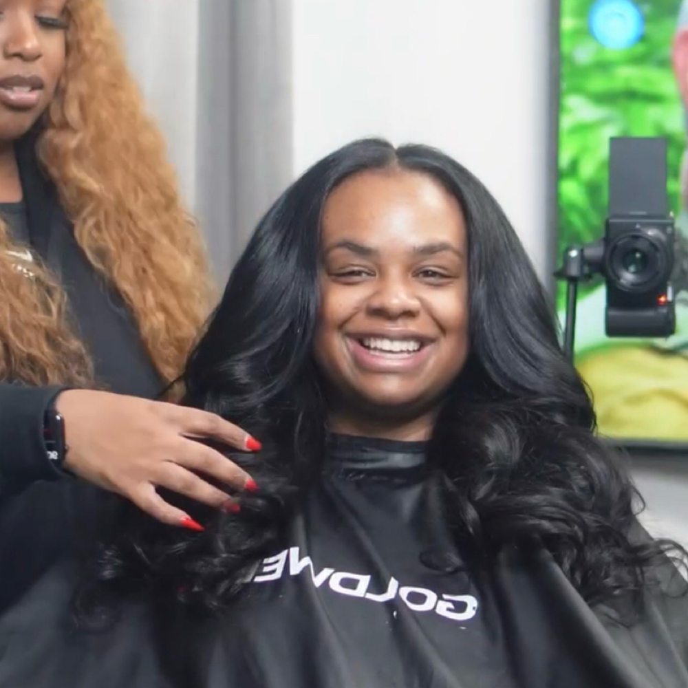 Sew In w/ Leave out+Micro Mist&Trim at Gina B in Blue Ash, OH