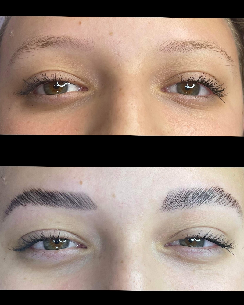 Brow Lamination And Tint