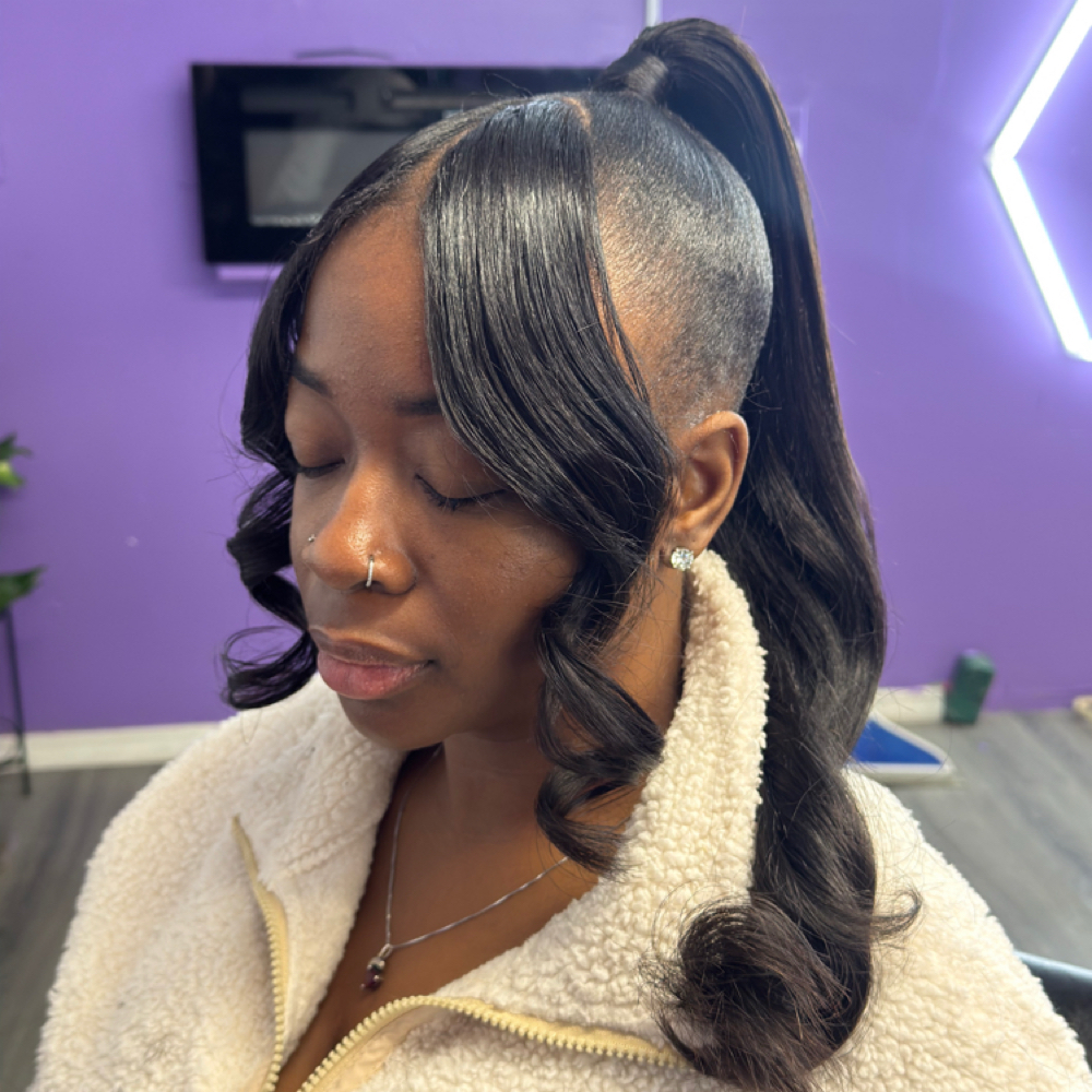 Ponytail With Bang(s) at Chanele Xtensions in Millville, NJ