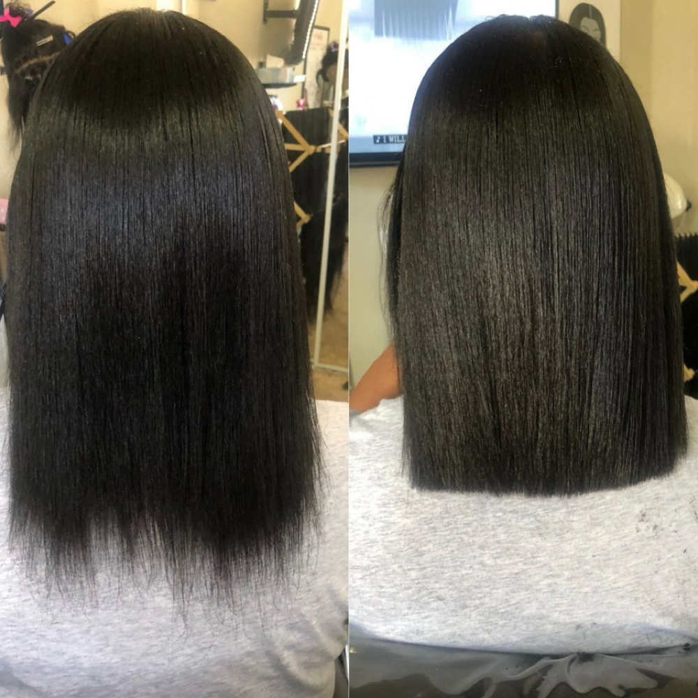 Trim at Luxe beauty salon in Brockton, MA