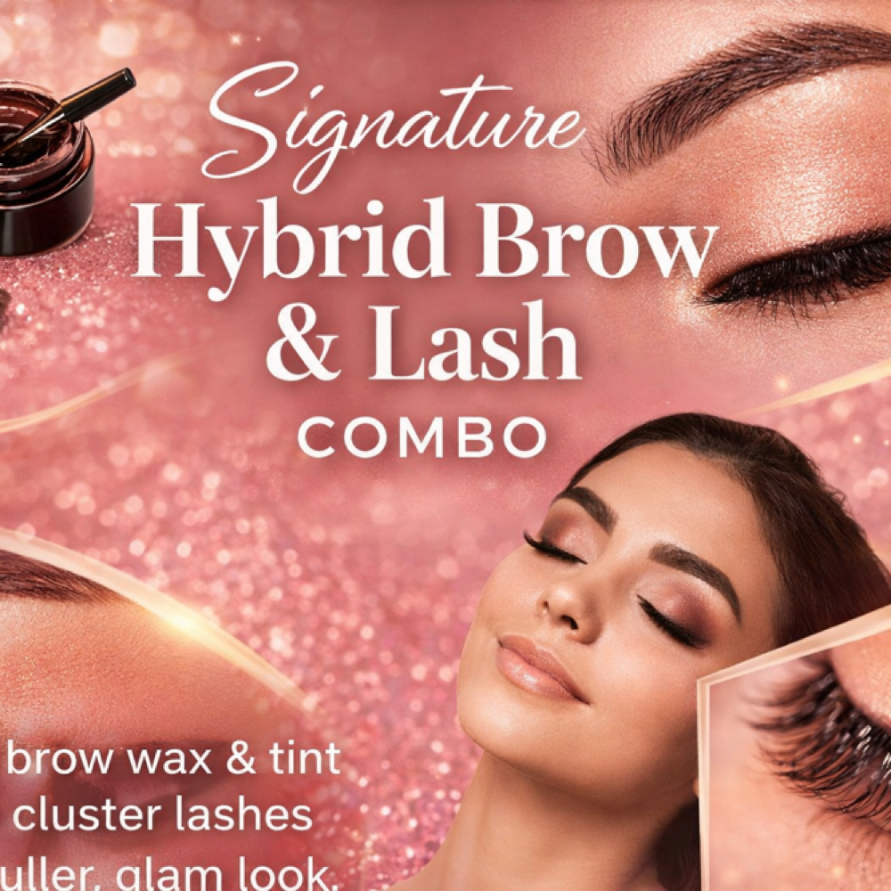 Signature Hybrid Brow & Lash Combo at Blushing Bloom Beauty Studio in Munster, IN