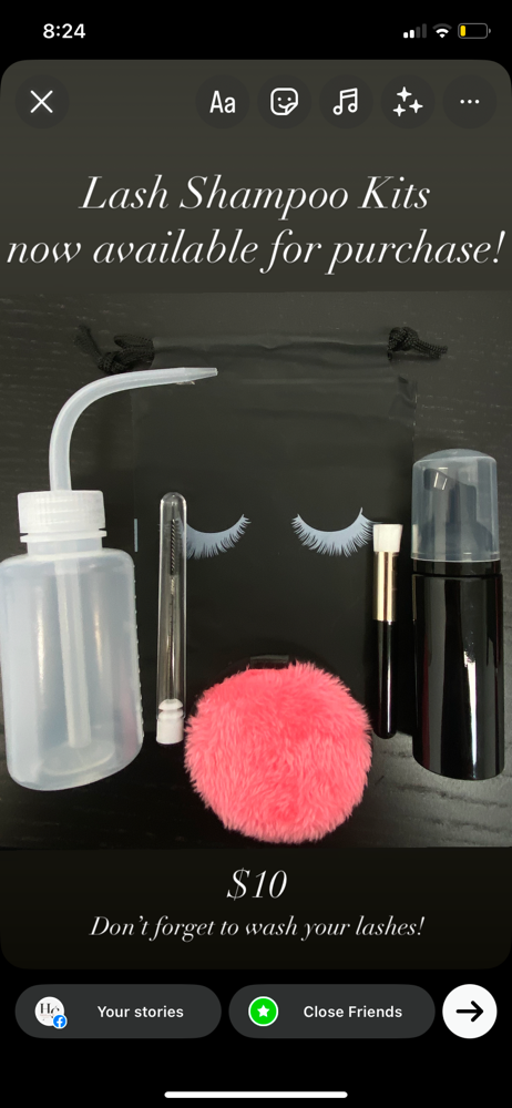 Eyelash Shampoo Kit