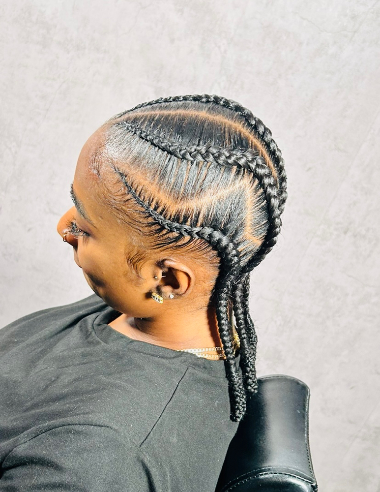 Four Feed In Braids