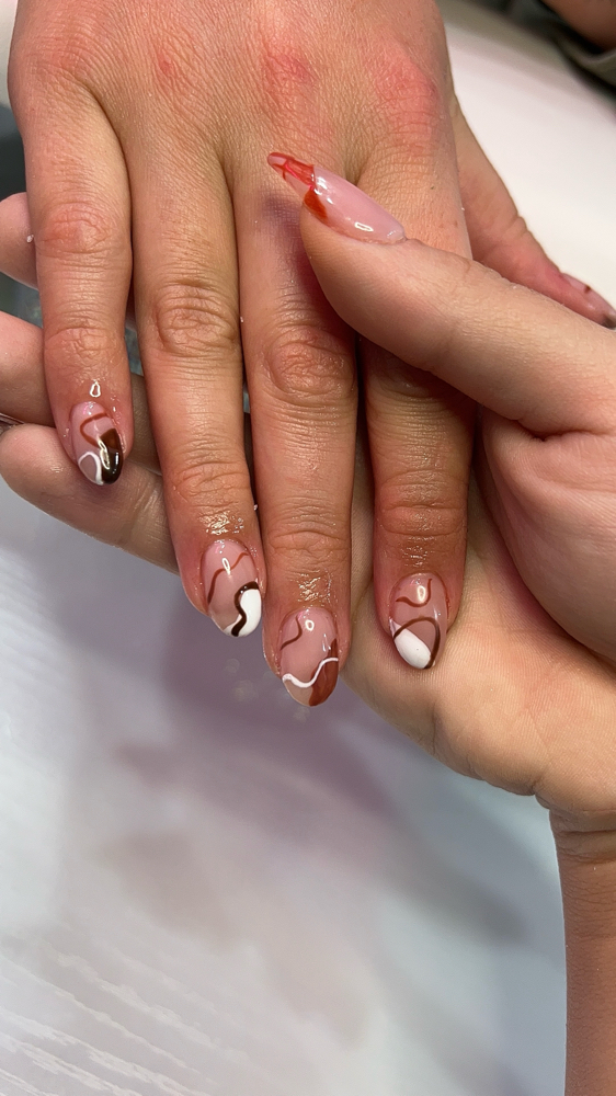 Nail Art Per Nail Lines