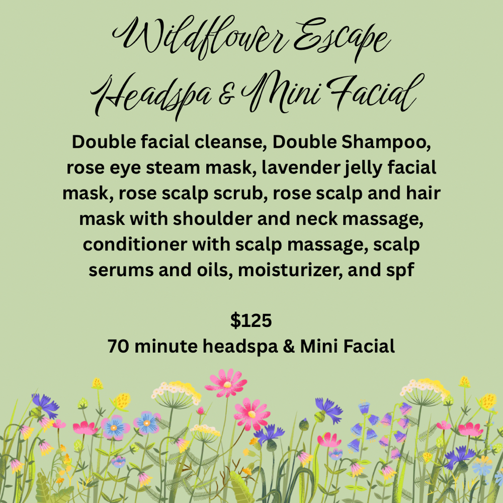 Wildflower Escape Headspa at Magnolia Salon & Spa in Harriman, TN