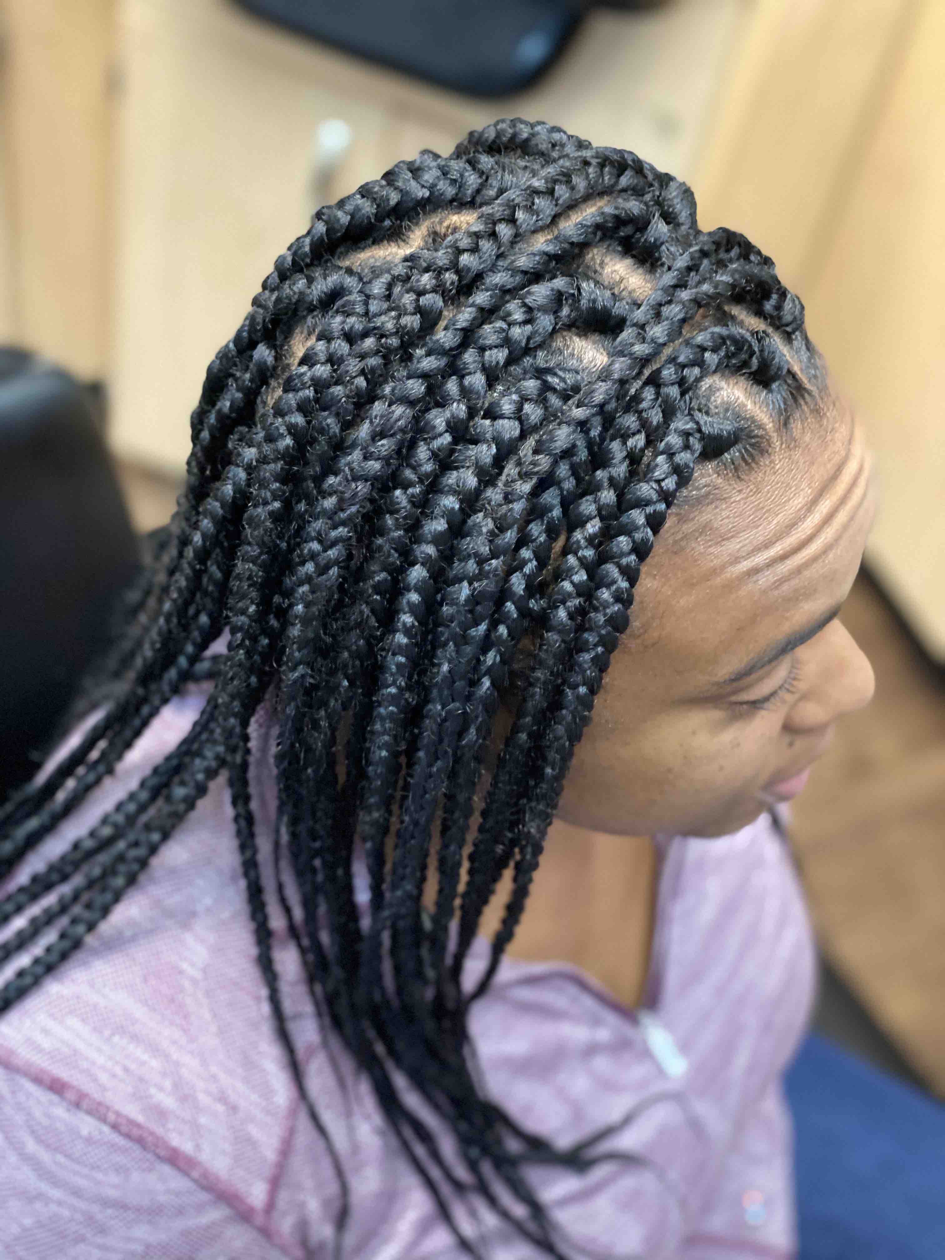 Box Braids Knotless Large 20”