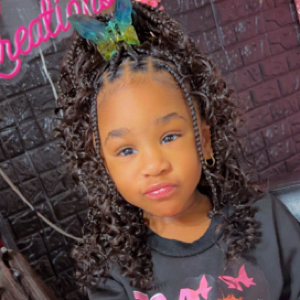 Kids Boho Knotless at KandyKreations in Monroe, LA
