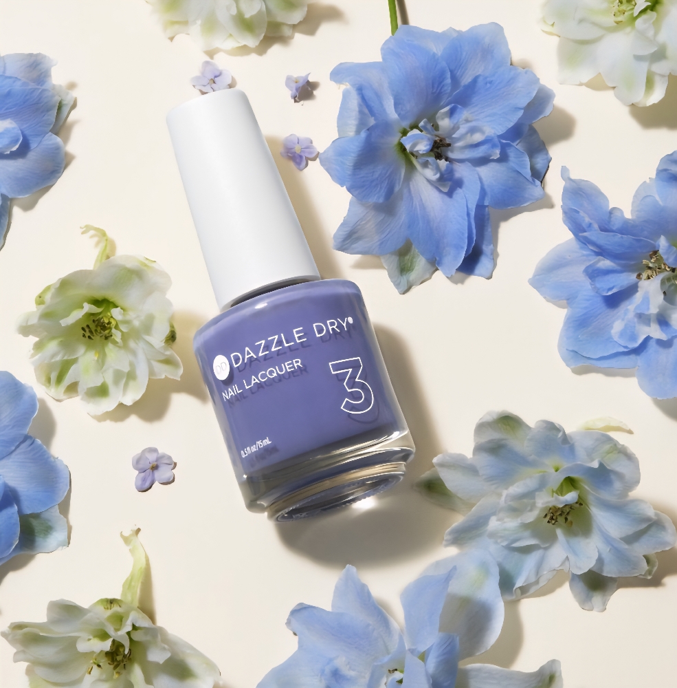 Pedicure With Dazzle Dry