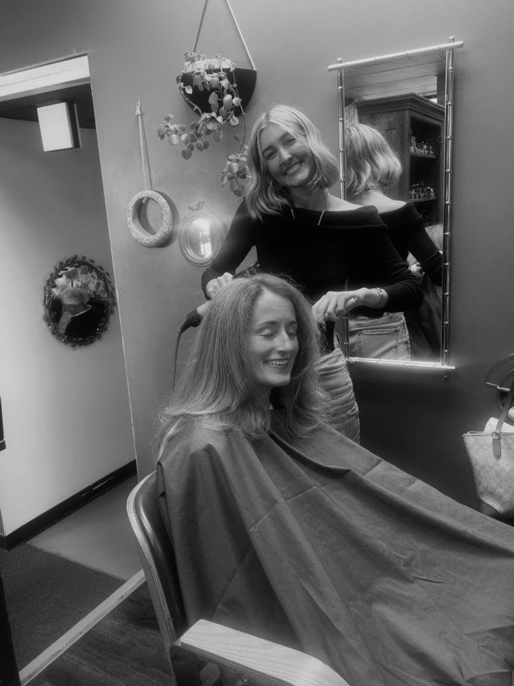 Blow Dry With Color Service