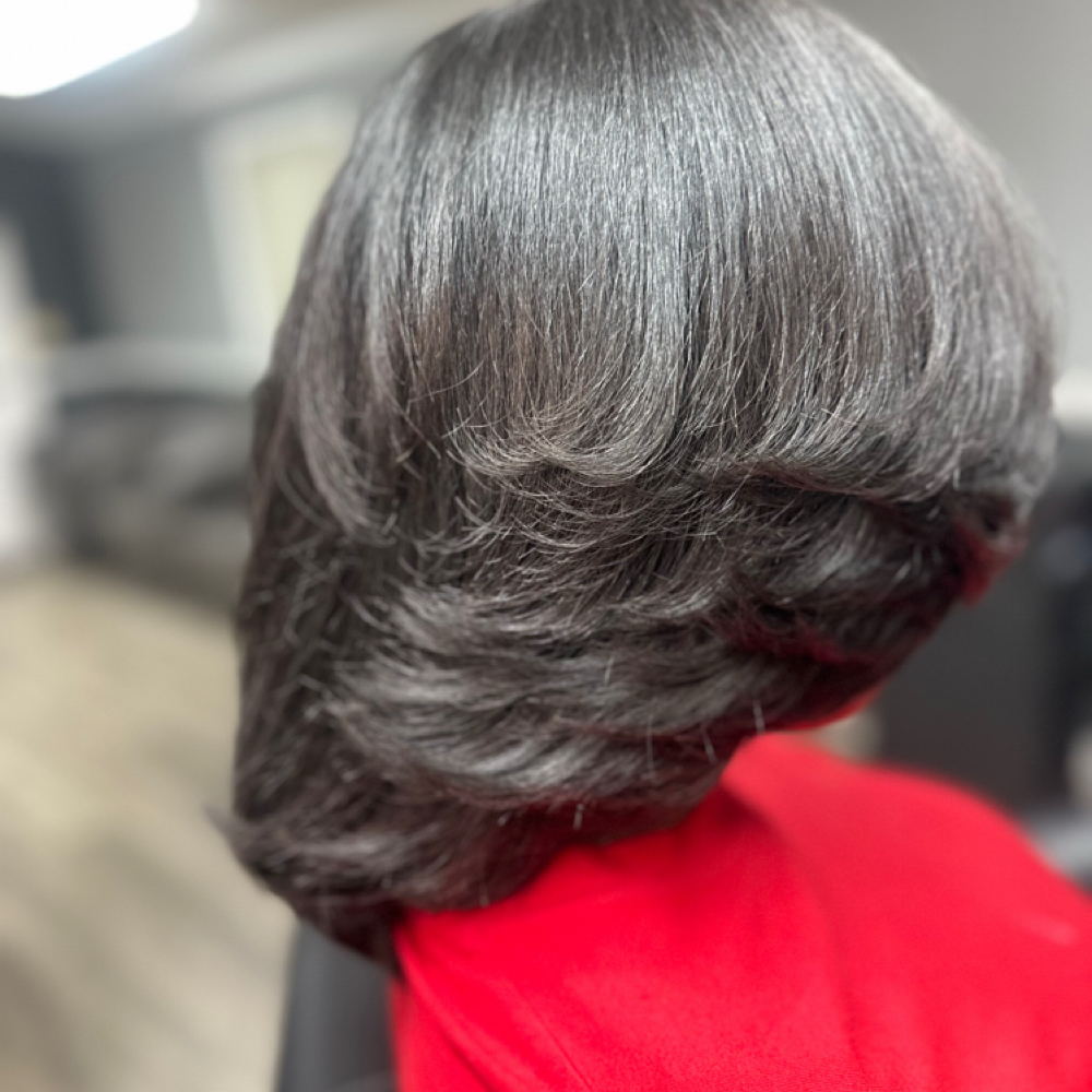 Re Touch Relaxer at D. Jackson Hair Aesthetics in Hattiesburg, MS