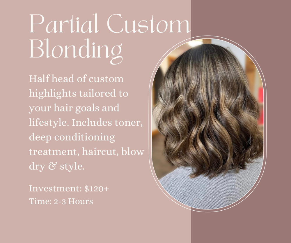 Partial Custom Blonding