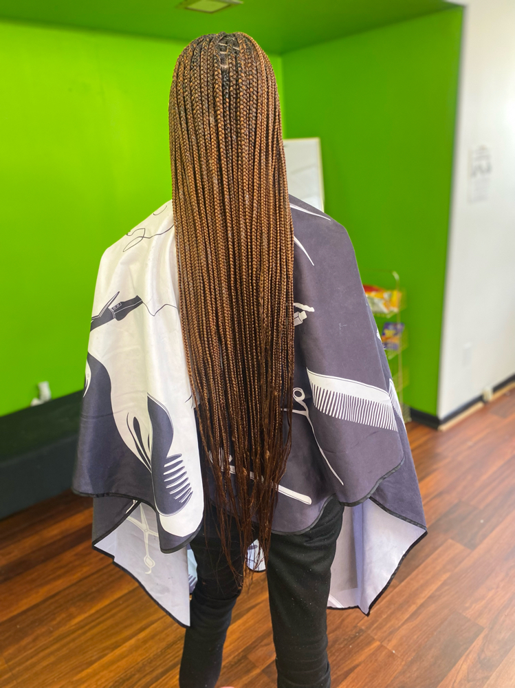 Butt Length Knotless Braids