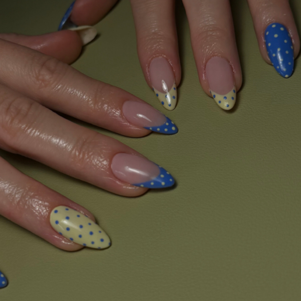 Structured gel mani at Sage Beauty And Nails in Monroe, CT
