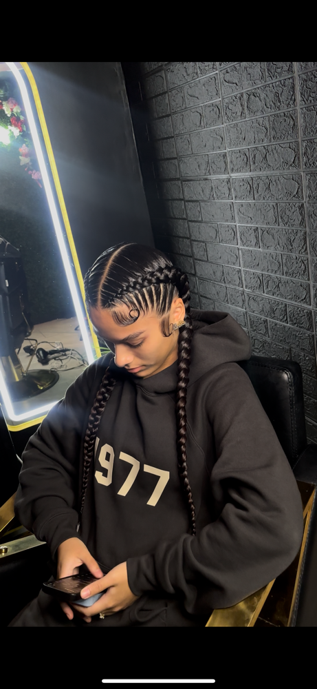 2 Feed-in braids