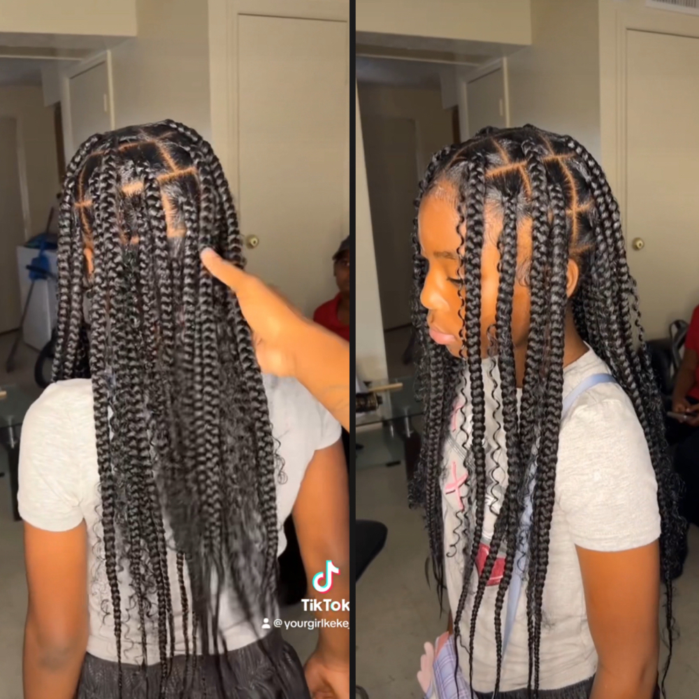 Kiddos Jumbo Boho Knotless ๐