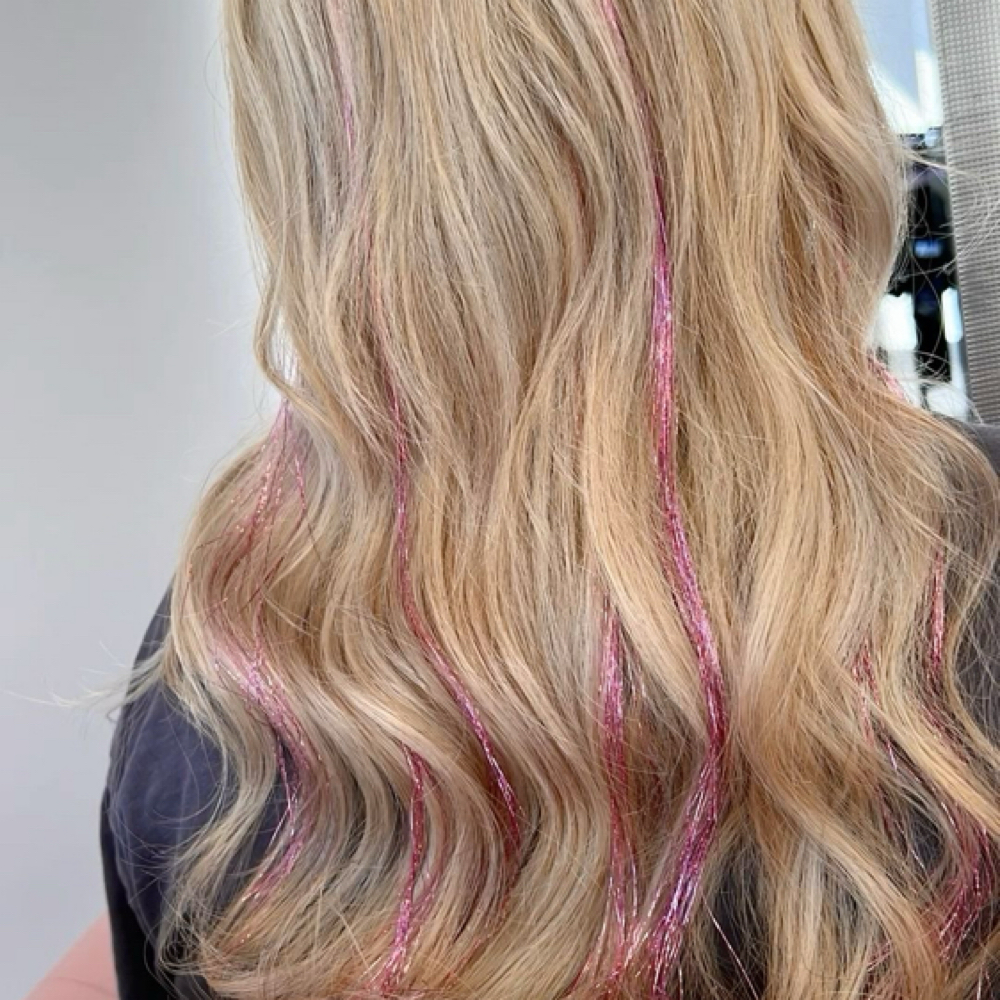 Hair Tinsel at Skylar King, Hairstylist in Woodbury, TN