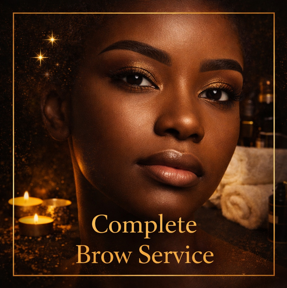 Complete Brow Service at The Golden Aura Esthetics & Wellness LLC in Waldorf, MD
