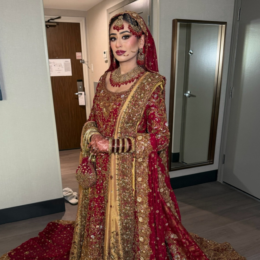 Bridal glam. at Duaa Aziz HMUA in plano, TX