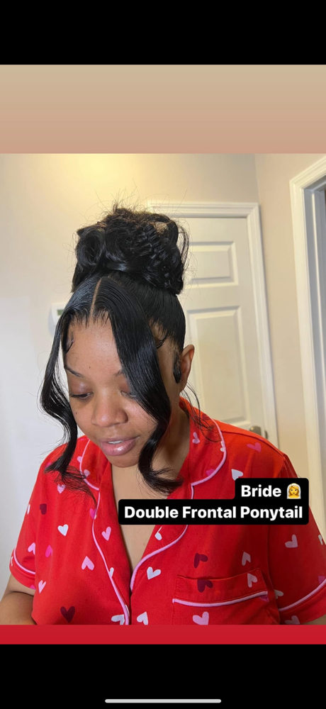 Double frontal Ponytail at TheLuxStudio in Augusta, GA