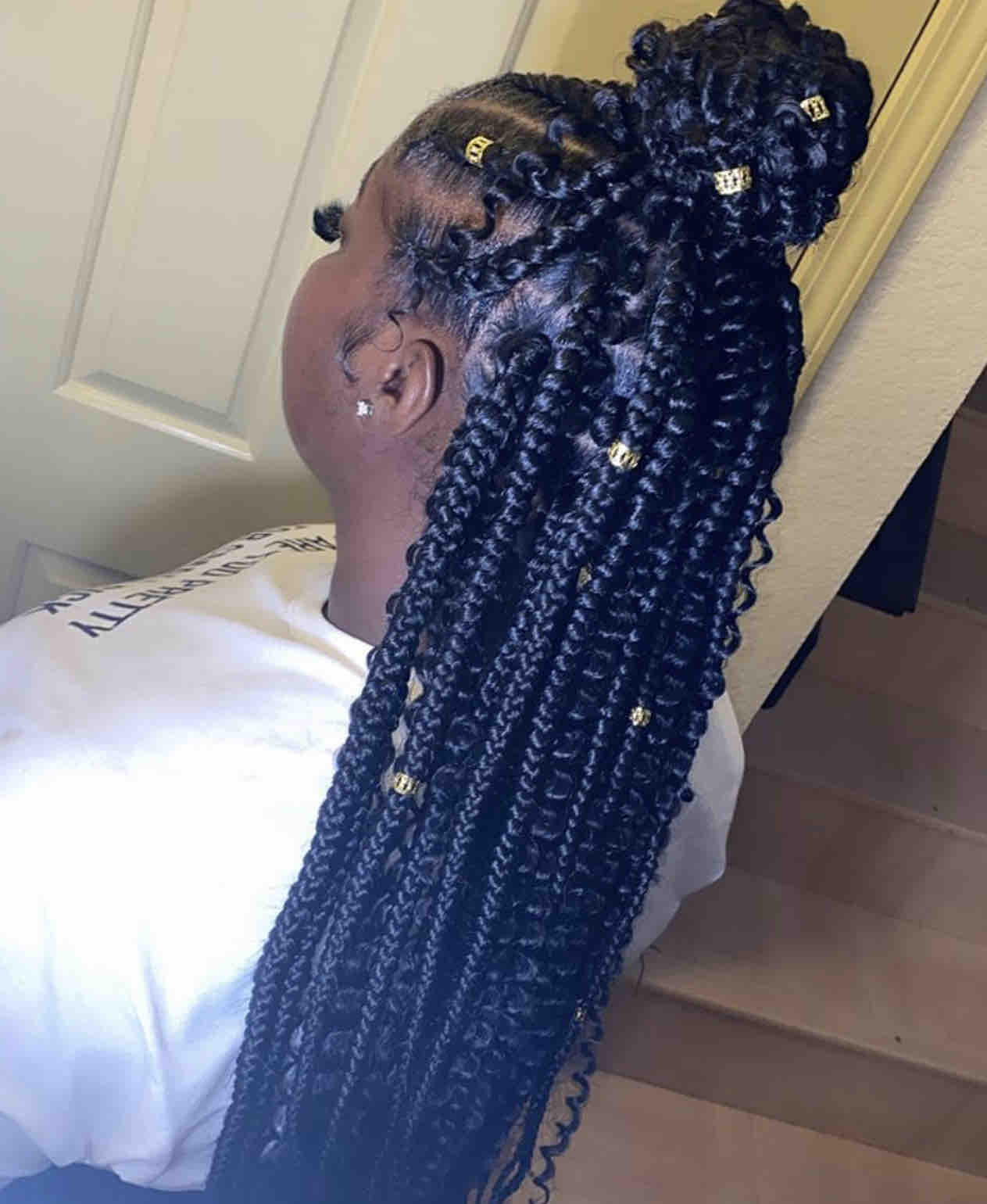 Fulani Braids - Large Knotless