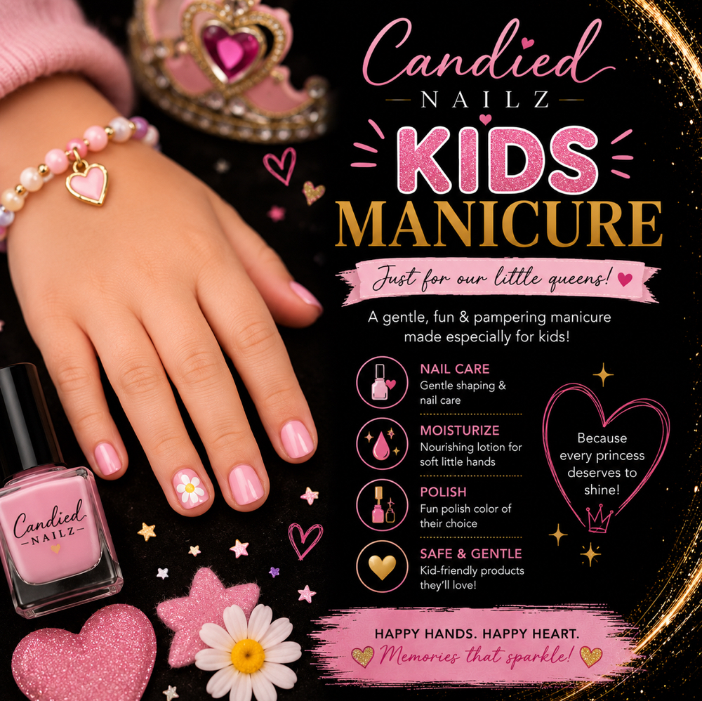Kid's Manicure at Candied Nailz in Bowling Green, OH
