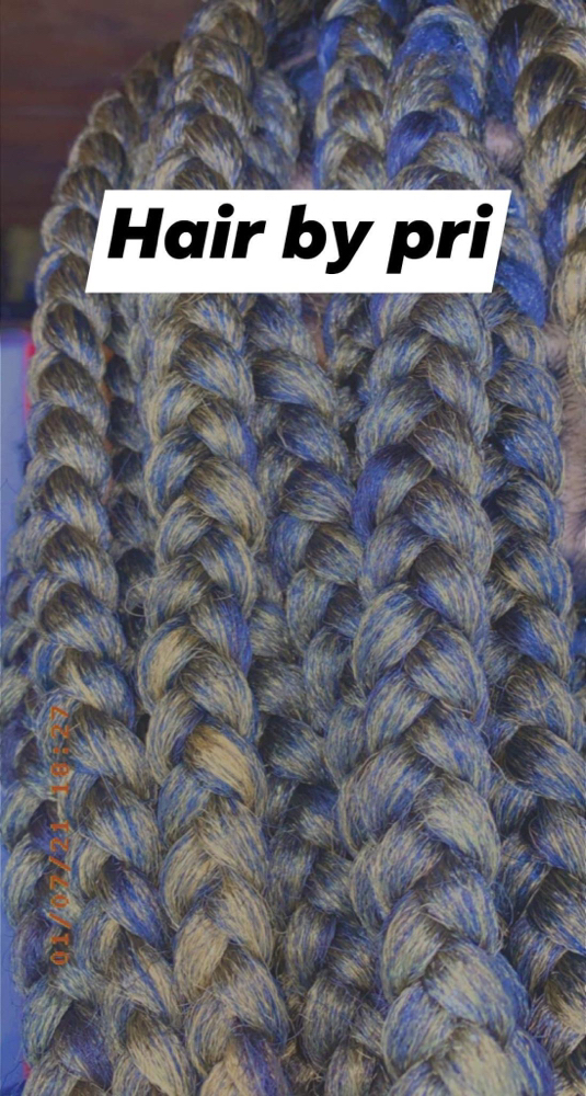 Box Braids Large & Jumbo