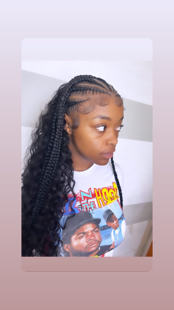 Native Braids With Quickweave at Hair Styles By Madi in Oakpark, MI