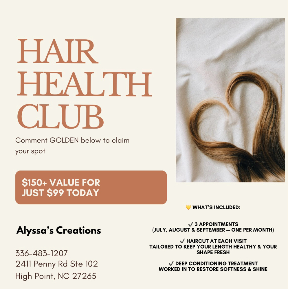 Hair Health Club Package