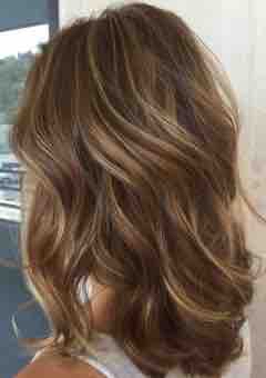 Color With Highlights, No Blowdry