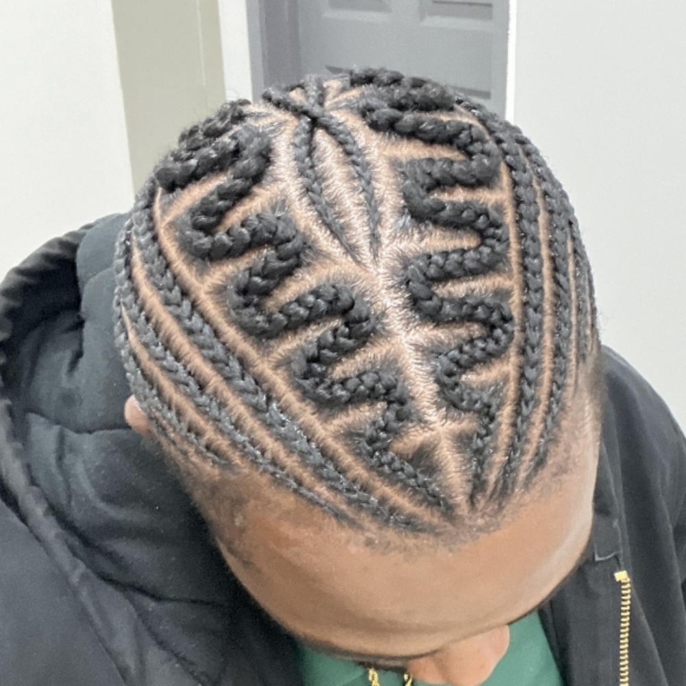Basic braids (Men) at Tks Beauty Bar LLC in Memphis, TN