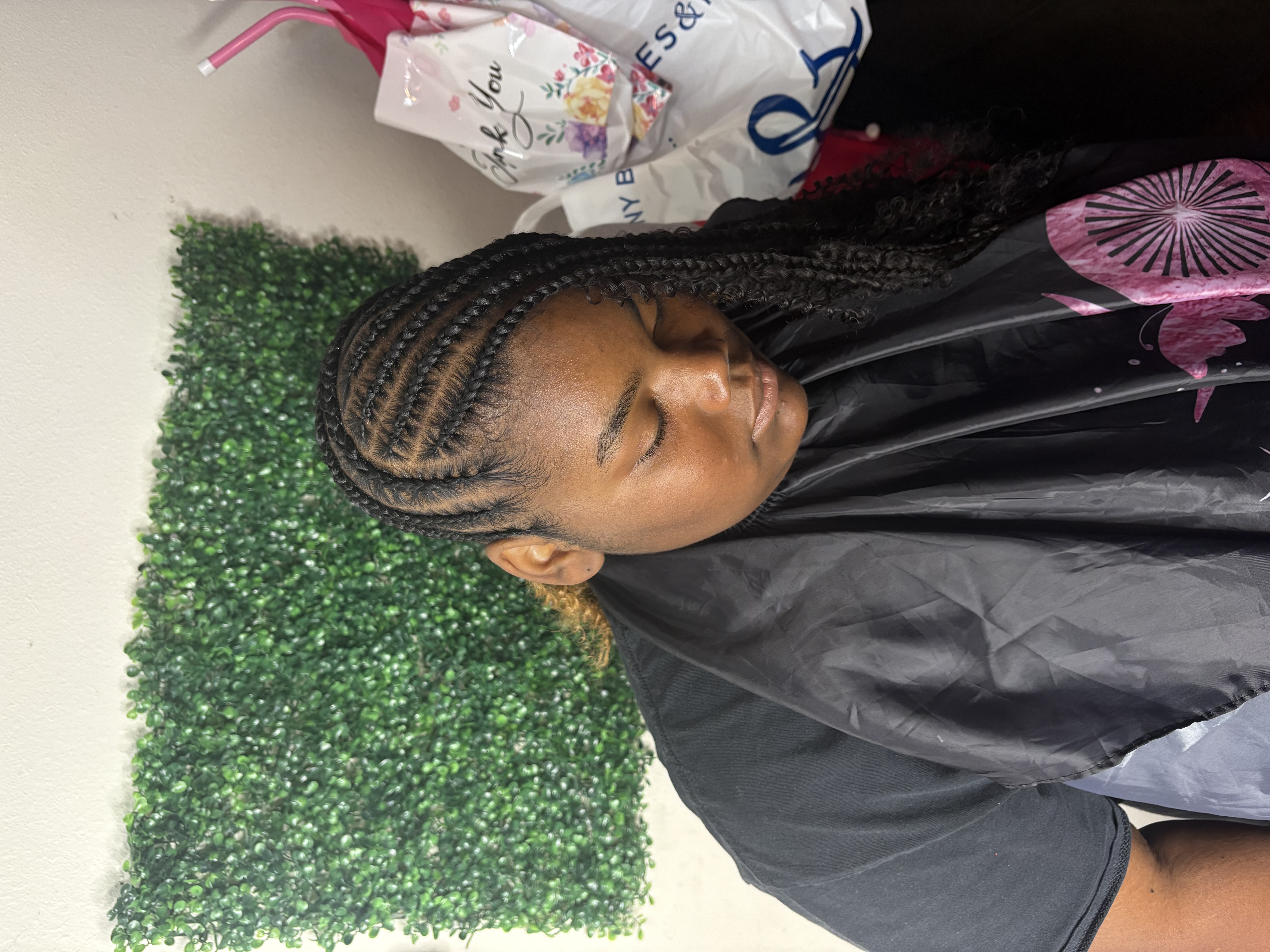 Tribal braids at Keys Beauty in Tupelo, MS